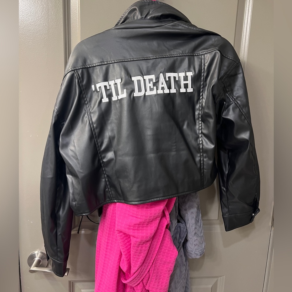 Bridal or wedding leather jacket. 12thTribe